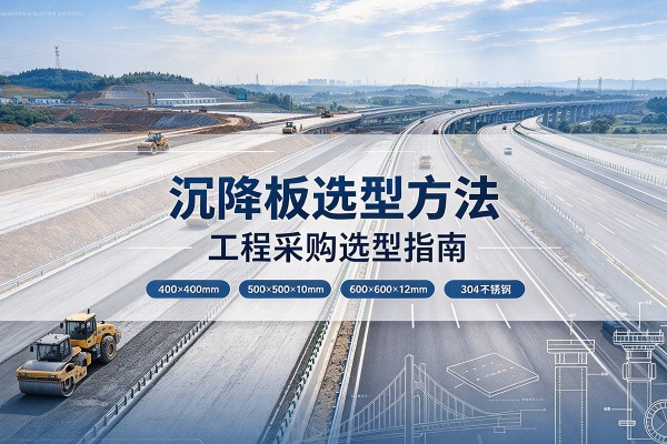 白水沉降板选择方法