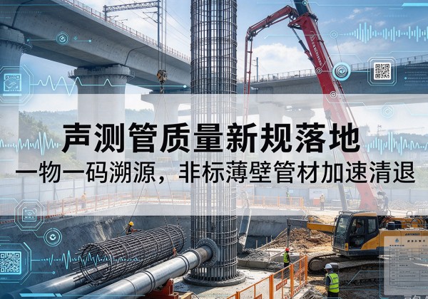 白水声测管质量新规落地，一物一码溯源，非标薄壁管材加速清退
