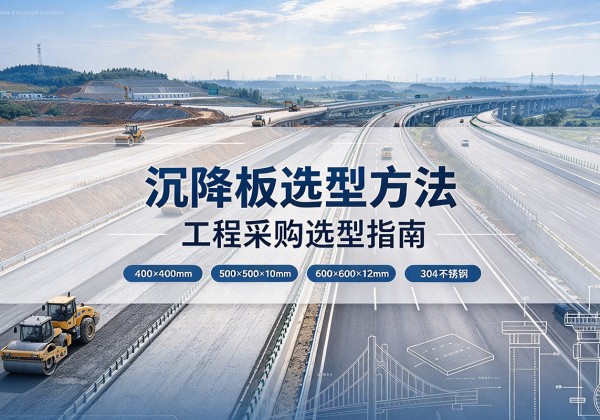 白水沉降板选择方法